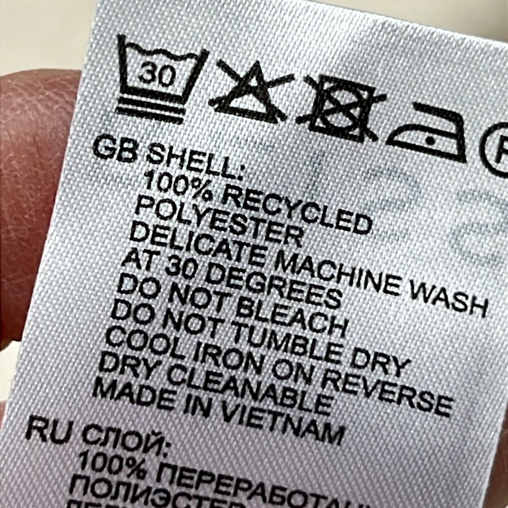 REISS Fleur Twin Pocket V-Neck Back Detail Lagenlook Minimalist Cream Blouse 0 - Picture 14 of 16